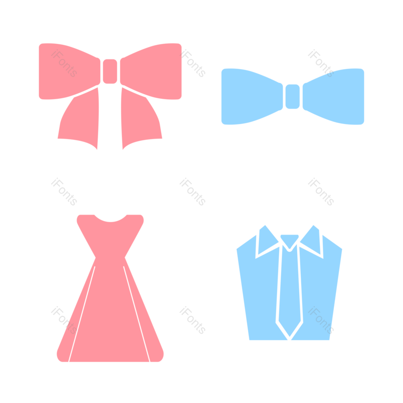 图标图片,洗手间元素,蓝色PNG,男女免抠素材